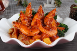 Hot chili garlic shrimp